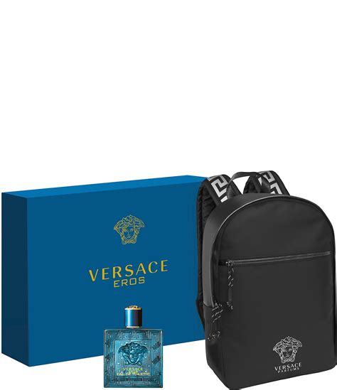 men's versace cologne with backpack|Versace backpack and cologne men.